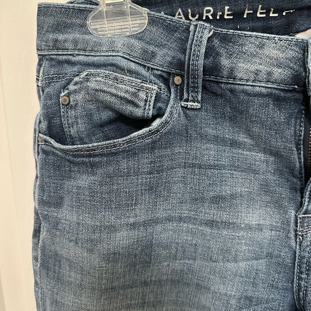 Laurie Felt Mid Blue Ankle‎ Crop Jeans women’s size 6P - Picture 3 of 7